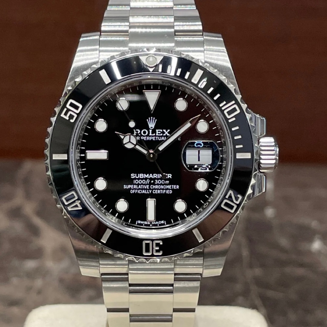 Rolex Submariner Date Black Dial Steel Bracelet $13,739.00$ - Winder