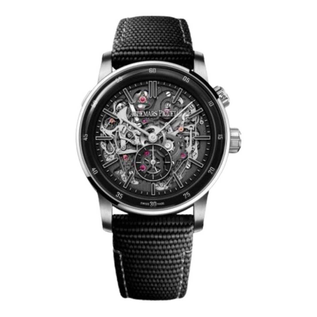 Audemars Piguet掛時計 Audemars Piguet CODE 11.59 Skeleton Dial Rubber Bracelet ZIK-519