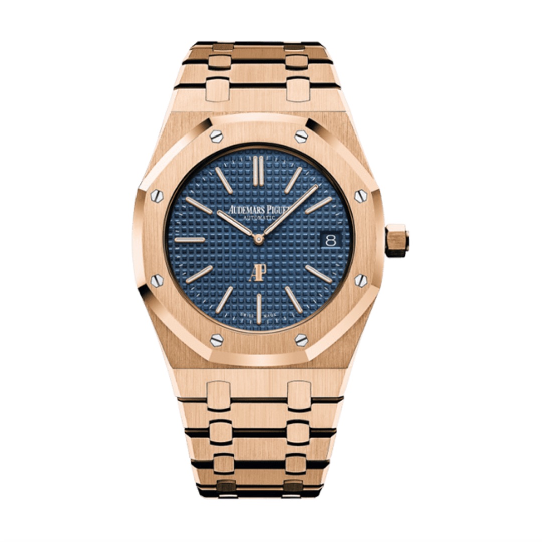 Audemars Piguet Royal Oak Blue Kadran Rose Gold Bilezik