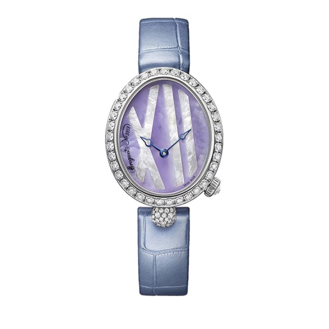 その他 Napoli [Blu-ray] w17b8b5 Breguet Reine de Naples Purple Dial Leather Bracelet $22,100.00