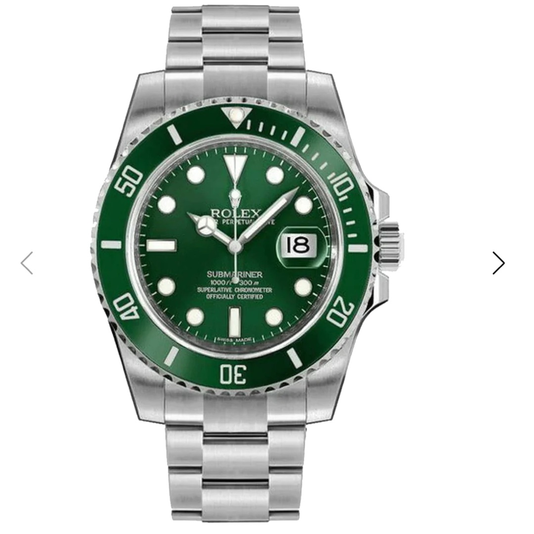 Rolex Chronograph Green Dial Steel Bracelet $25,886.00$ - Winder