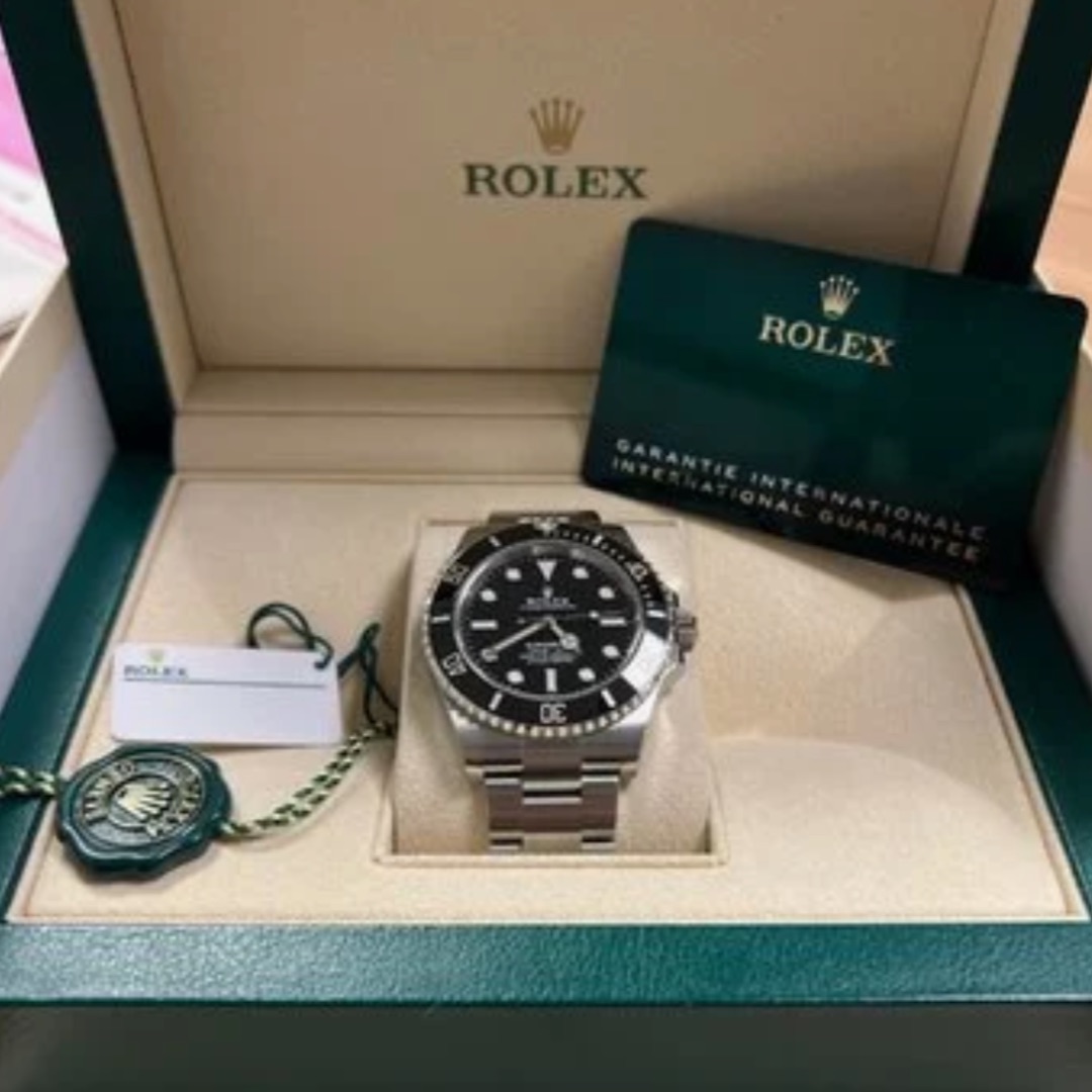 Rolex Submariner Black Dial Steel Bracelet $11,991.47$ - Winder