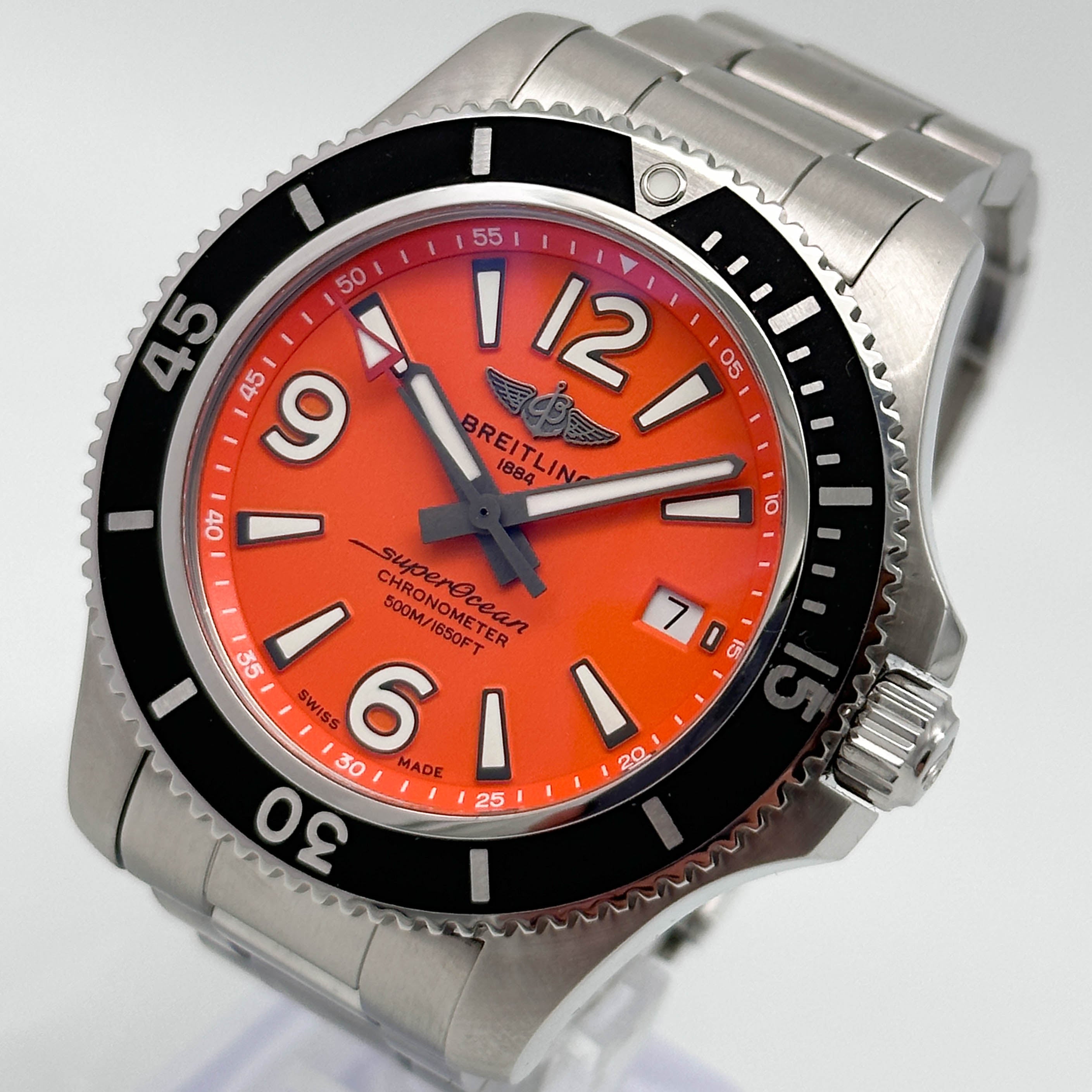 Breitling Superocean Orange Kadran Steel Bilezik $2,995.49$ - Winder