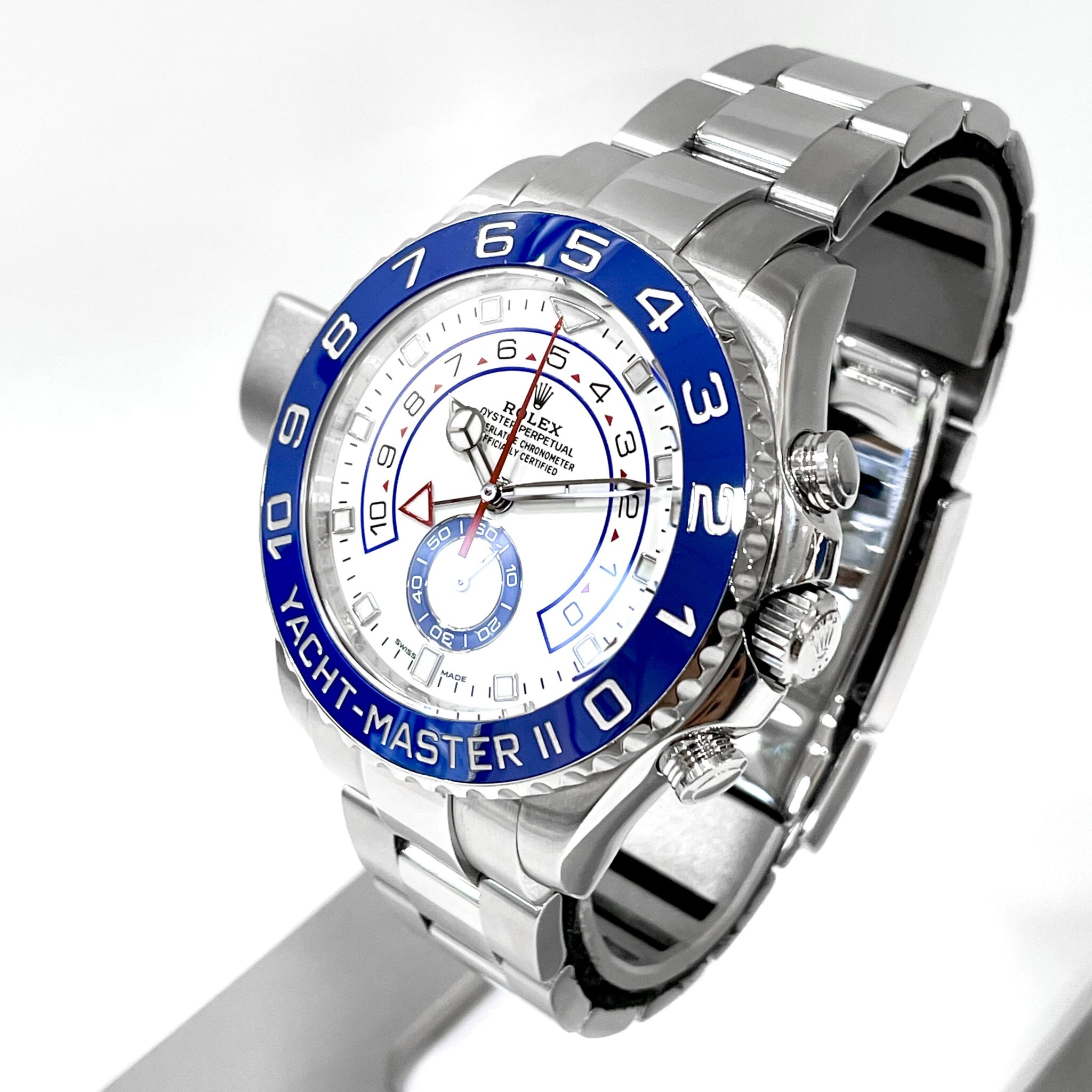Rolex Yacht-Master II White Dial Steel Bracelet $19,862.57$ - Winder