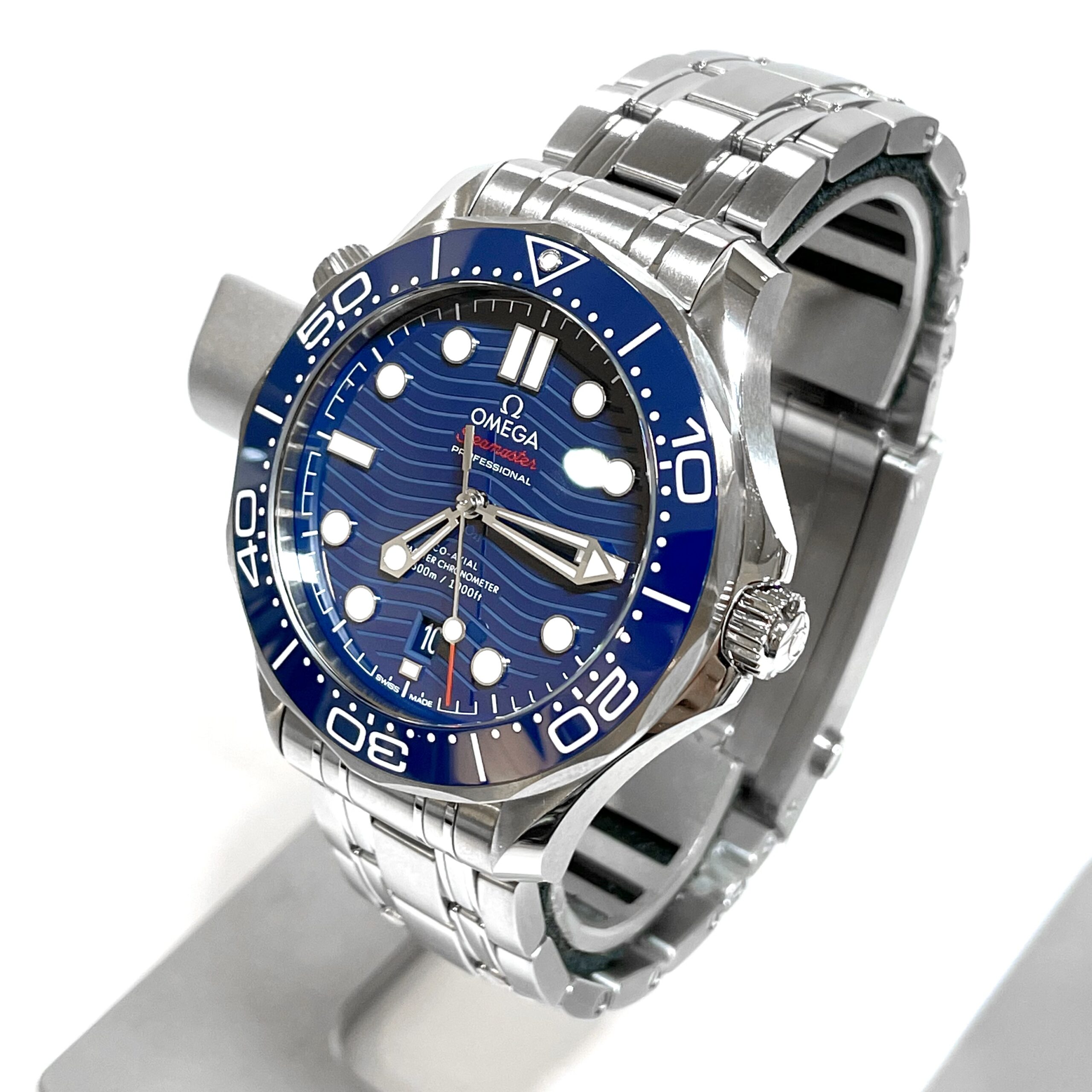 Omega Seamaster 300 Blue Dial Steel Bracelet $6,227.18$ - Winder