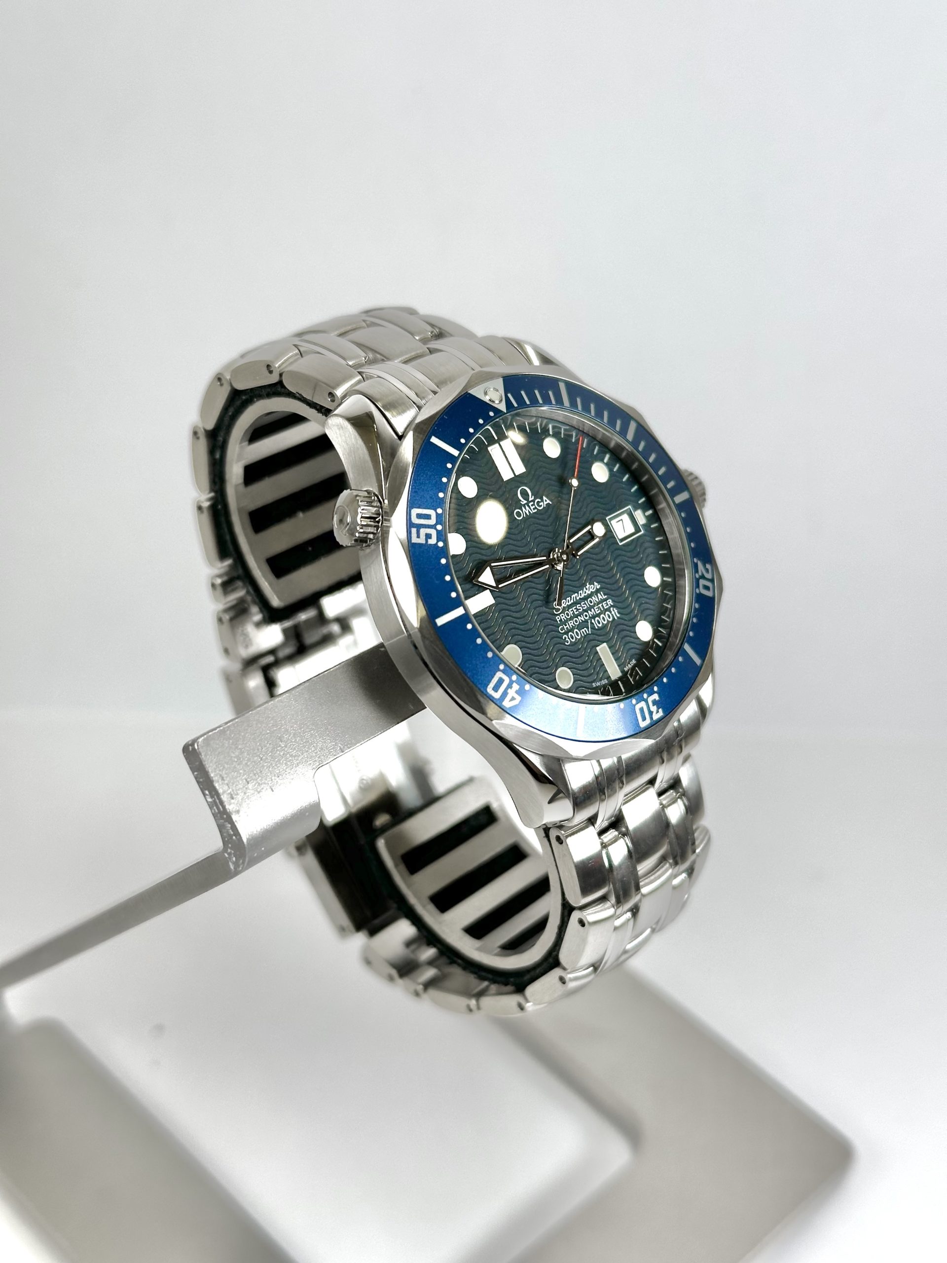 Omega Seamaster 300 Blue Dial Steel Bracelet $3,757.78$ - Winder