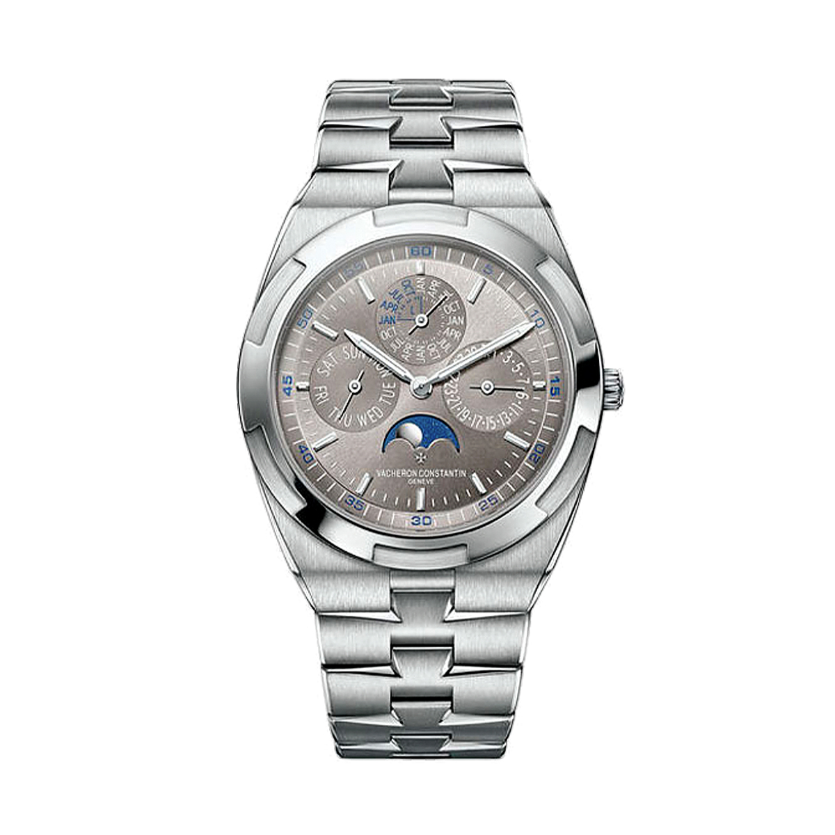 Vacheron Constantin Overseas Grey Kadran White Gold Bilezik