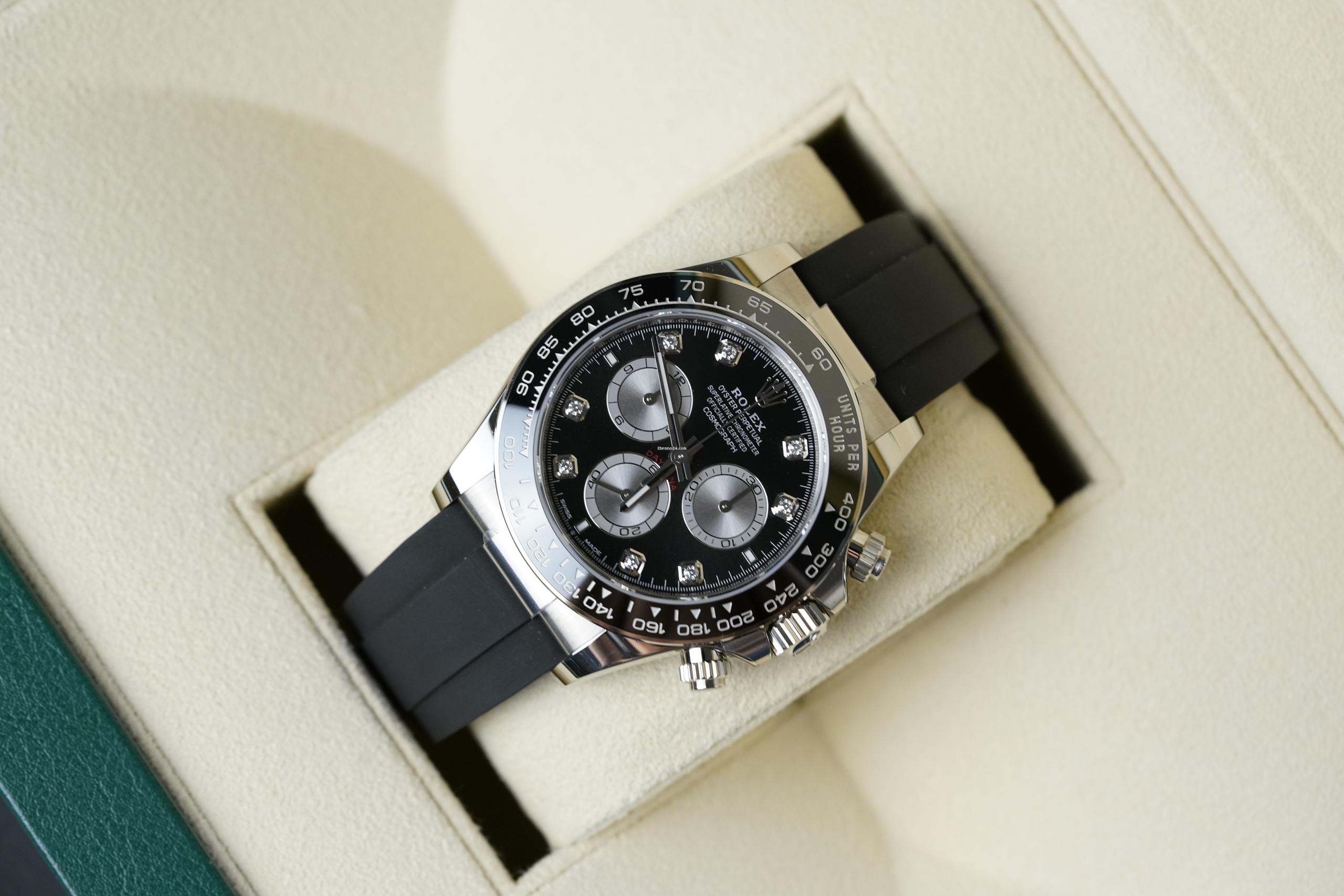 Rolex Daytona Black Dial Rubber Bracelet $45,044.00$ - Winder